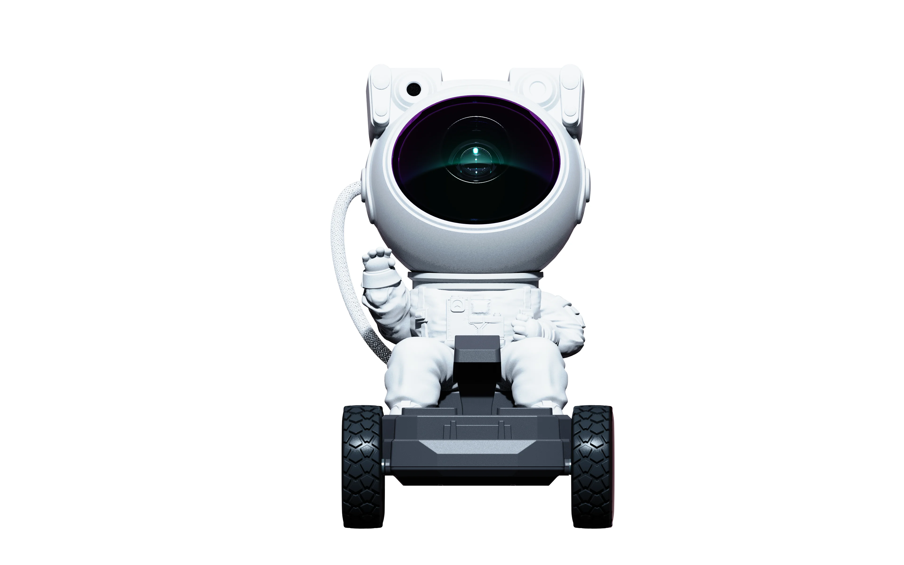 

2023 New Design Atmosphere Astronaut Lunar Rover LED RGB Starry Light Projector Astronaut Projector