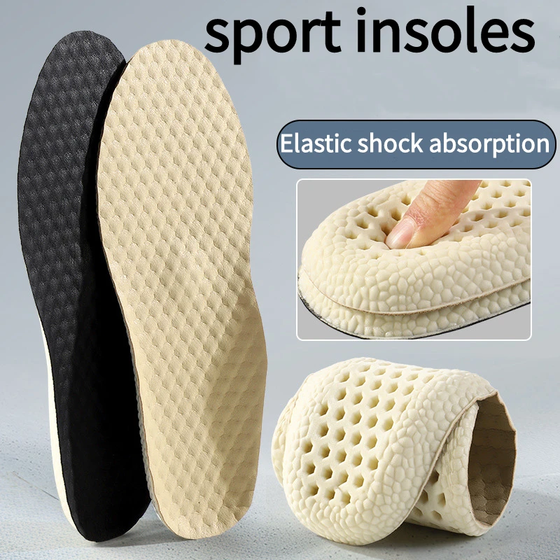 Men'sandWomen's Basketball Sports Insoles Breathable sweat-absorbent comfortable insoles Soft sole shock-absorbing insoles 1Pair