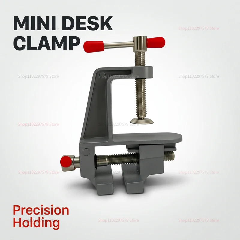 Aluminum Mini Table Clamp Small Bench Vice Jewelry Hobby Clamp for DIY Crafts Jewelry Repair Mold Making Portable Workbench