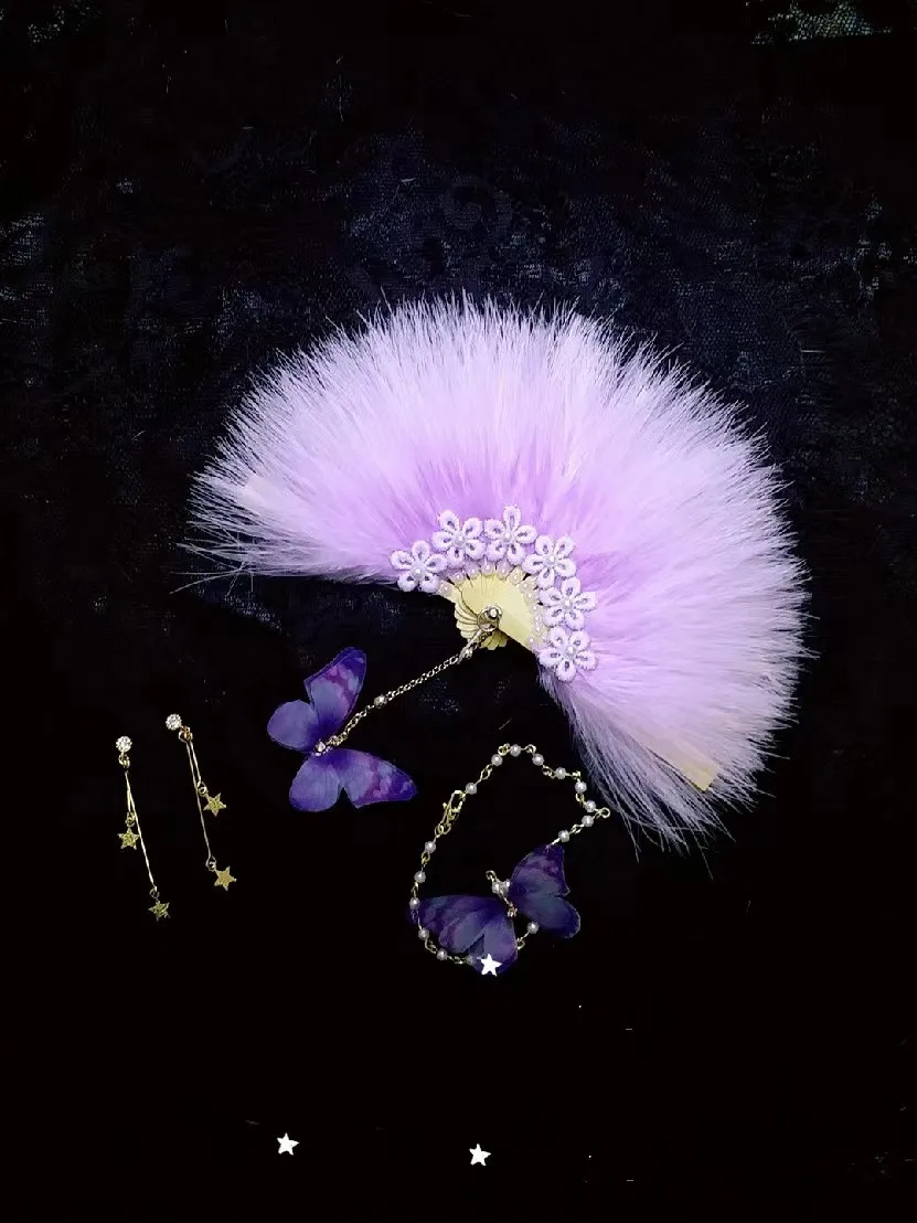 

1/3 BJD Doll Feather Fan Gorgeous Doll Accessories