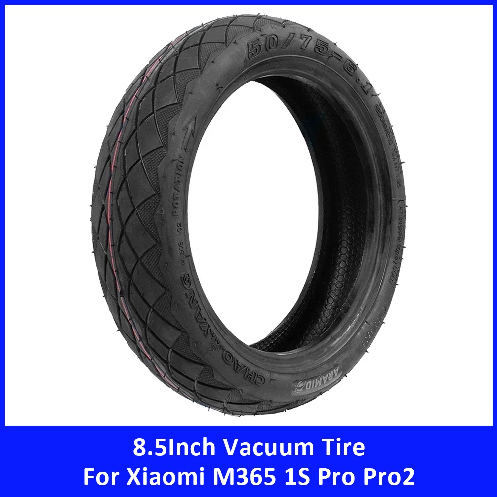 

8,5-дюймовая бескамерная шина для электросамоката Xiaomi M365 1S Pro Pro2, аксессуары, 50/75-6.1, передняя/задняя износостойкая покрышка 8 1/2X2