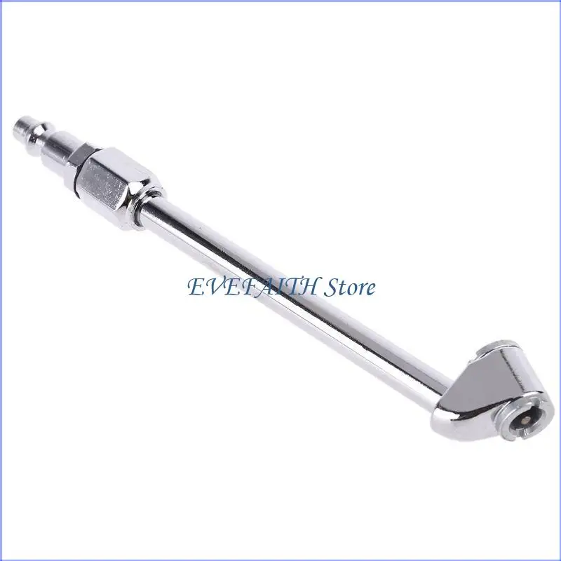 124bエアチャック1/4インチデュアルトラック用タイヤチャックのヘッドロックRVインフレータコンポー