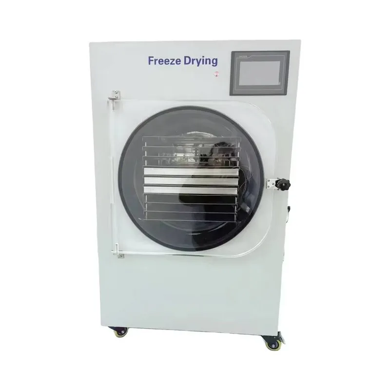 Lab Automatic Freeze Dried Machine 2kg-40 KG Freeze Dryer Essential Vacuum Drying Equipment For Food Processing
