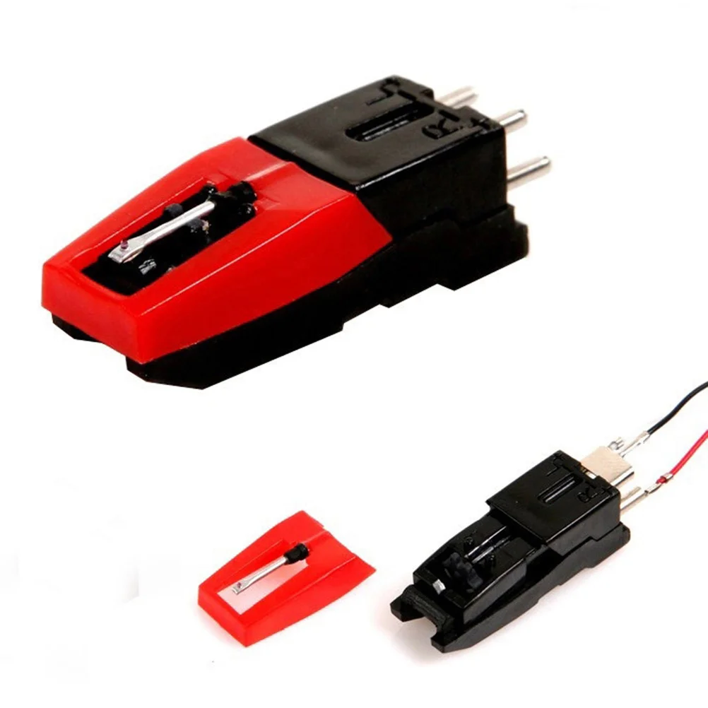 2 قطعة خرطوشة فونو عالية الجودة Tonearm الماس القلم لاستبدال القرص الدوار ممتاز الصوت باس استجابة القرص الدوار