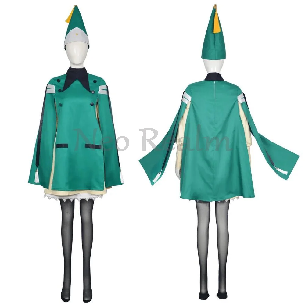 Hot sales Anime Witch Hat Atelier Coco Cosplay Full Set Dress Jacket Hat Props Women Girls Halloween Festival Cosplay Costume - Image 2