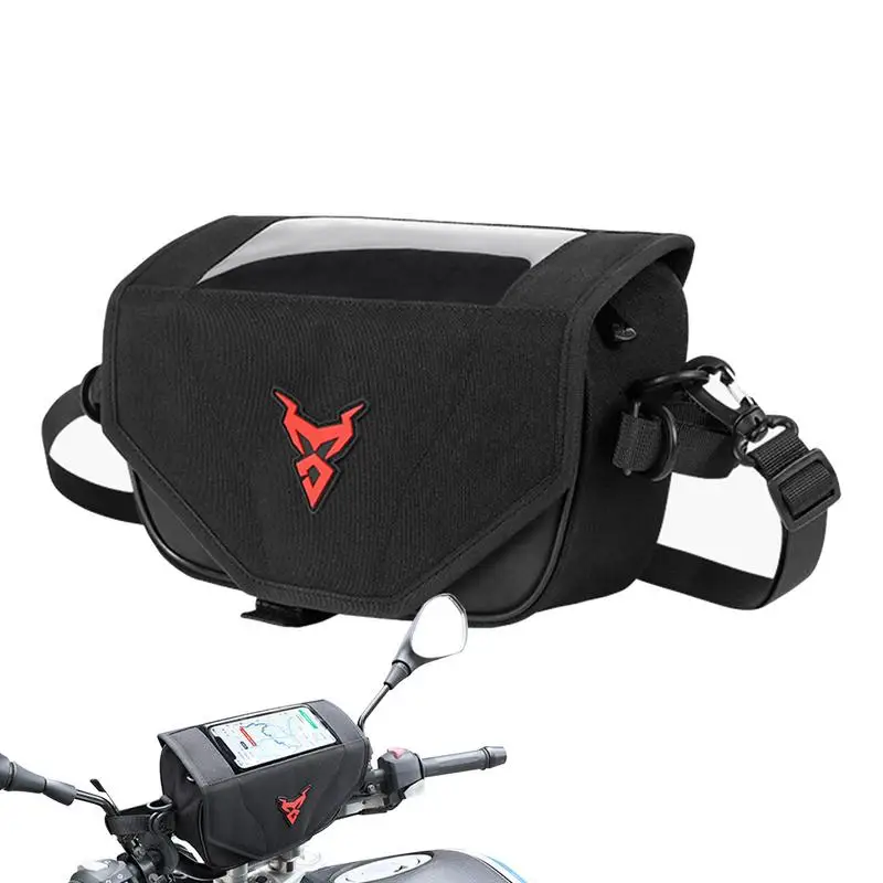 

Motorcycle Tank Bag Motorcycle Magnetic Tank Bag Phone Pouch Rainproof Multi-Function Riding Bag With Adsorption Magnetic Buckle