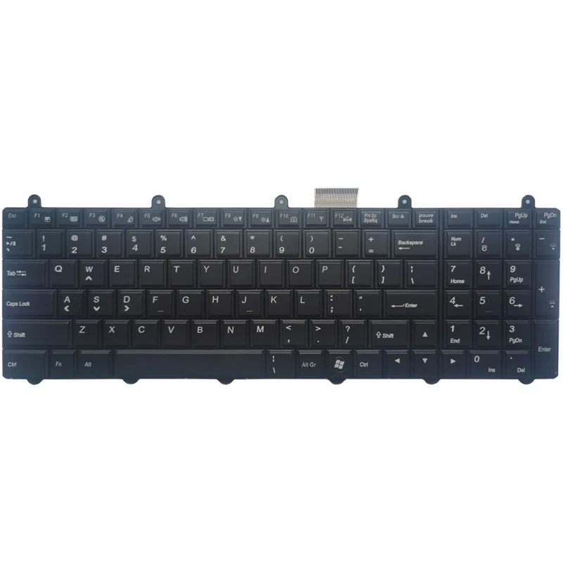 New US laptop Keyboard For Clevo P150EM P170EM P370EM P570WM P170sm P150sm P370sm P375SM P270WM P157sm P177sm backlight