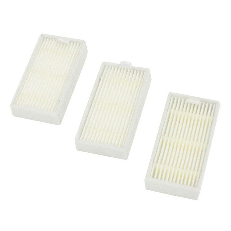 10 filtros + 20 escovas laterais para série Medion MD16192 MD18500 MD18501 MD18600