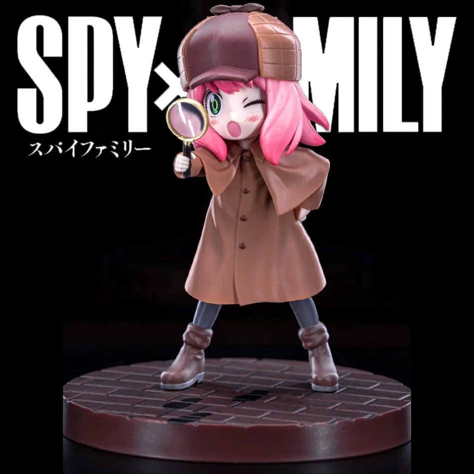 SPY×FAMILY CODE: Weiße Figur, Anime, niedliche Kawaii-Figur, Spielzeugpuppe, Auto-Schreibtischdekoration für Kinder, Erwachsene, Fans, Mädchen, Geburtstagsgeschenk