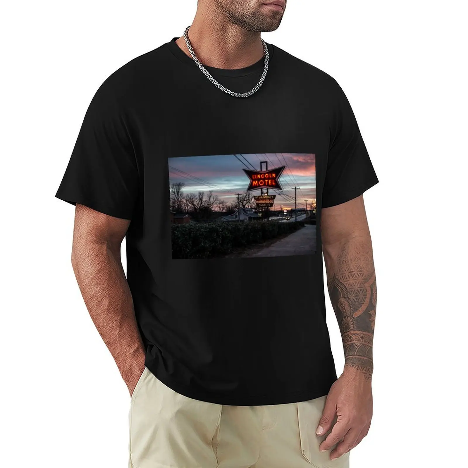 Lincoln Motel T-Shirt Outdoor Working T-Shirt