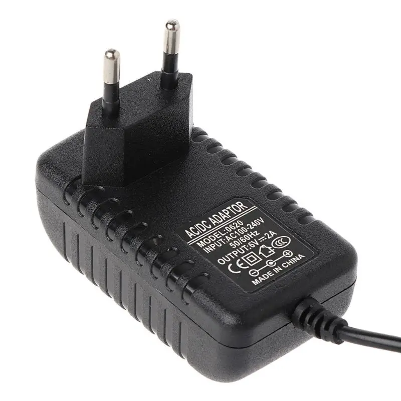 6V 2A [6Volts 1 Amps 12 Watts] Adapter Power Supply 100V~240V to for DC Plug 7.5 3cm for 6volt 2000mA 12W Drop Shipping