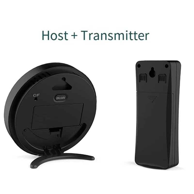 

ABVO-беспроводной термометр, ЖК-дисплей, монитор внутренней температуры, настенное крепление на столе, цифровой счетчик записи, переключаемый датчик C/F