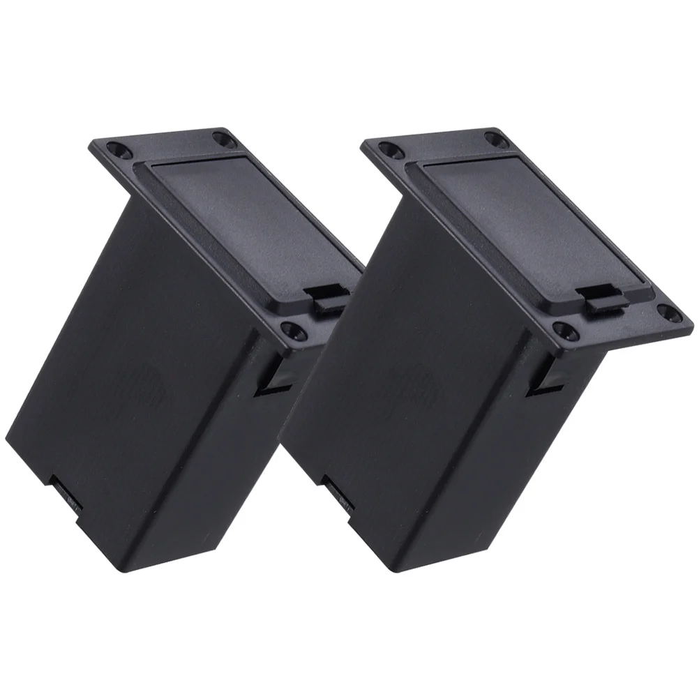 2 Pcs Lj02 Box Bass Guitar Supplies Parts Accessories Case Plastic Holder