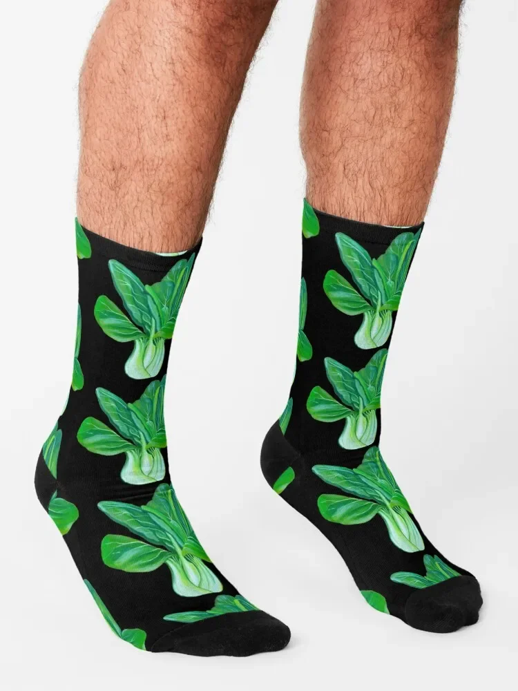 Bok Choy-calcetines de hip hop con estampado para hombre y mujer