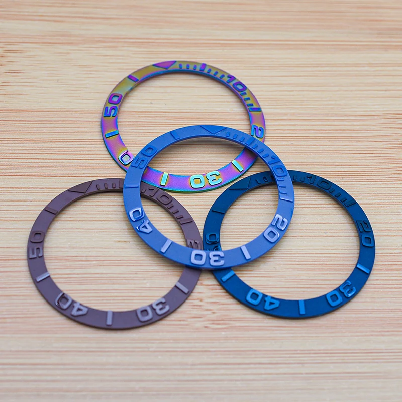 Мод 38 мм * 30,5 мм керамический Наклонный Безель вставка кольцо подходит для Seiko NH35 NH36 часы яхта Master ободок сменные части аксессуары