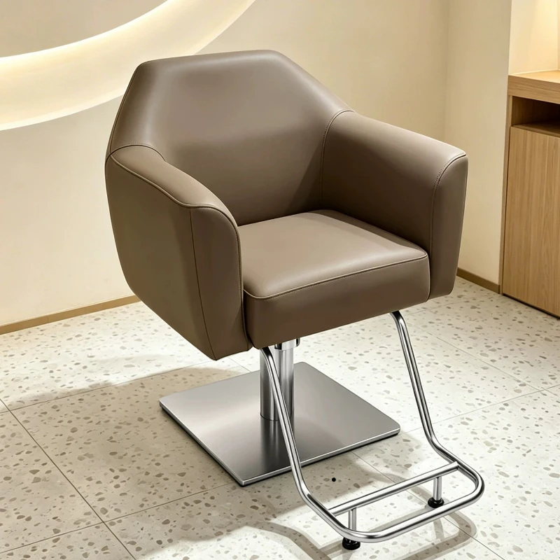 Cadeira de Barbeiro Ergonômica de Luxo para Salão de Beleza, Cadeira Reclinável para Tatuagem e Estética, Móveis para Salão de Cabeleireiro