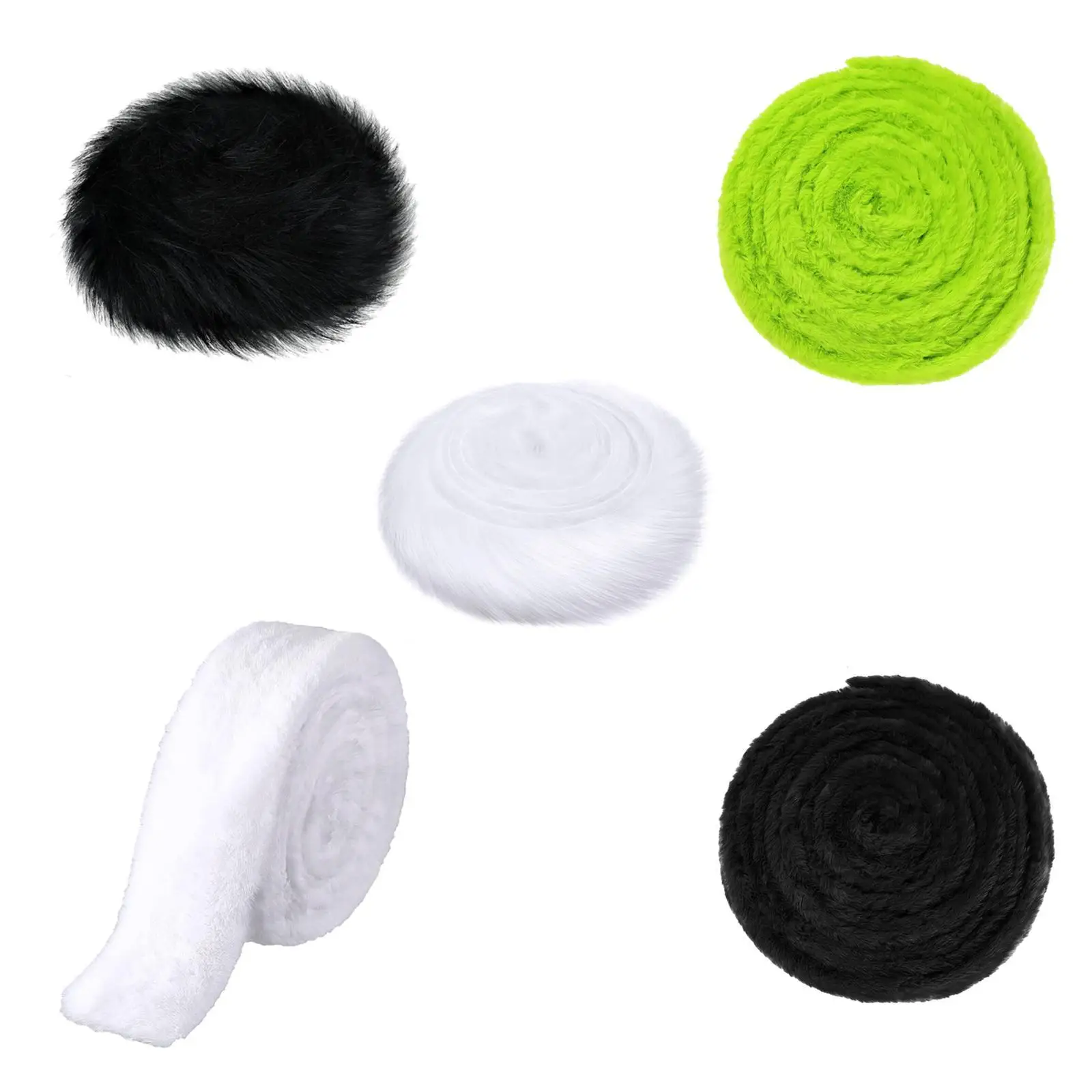 Artificial Fur Trim Ribbon DIY Lightweight Decorative Decoration for Winter Clothing Holiday Celebrations Home Decor Party Decor