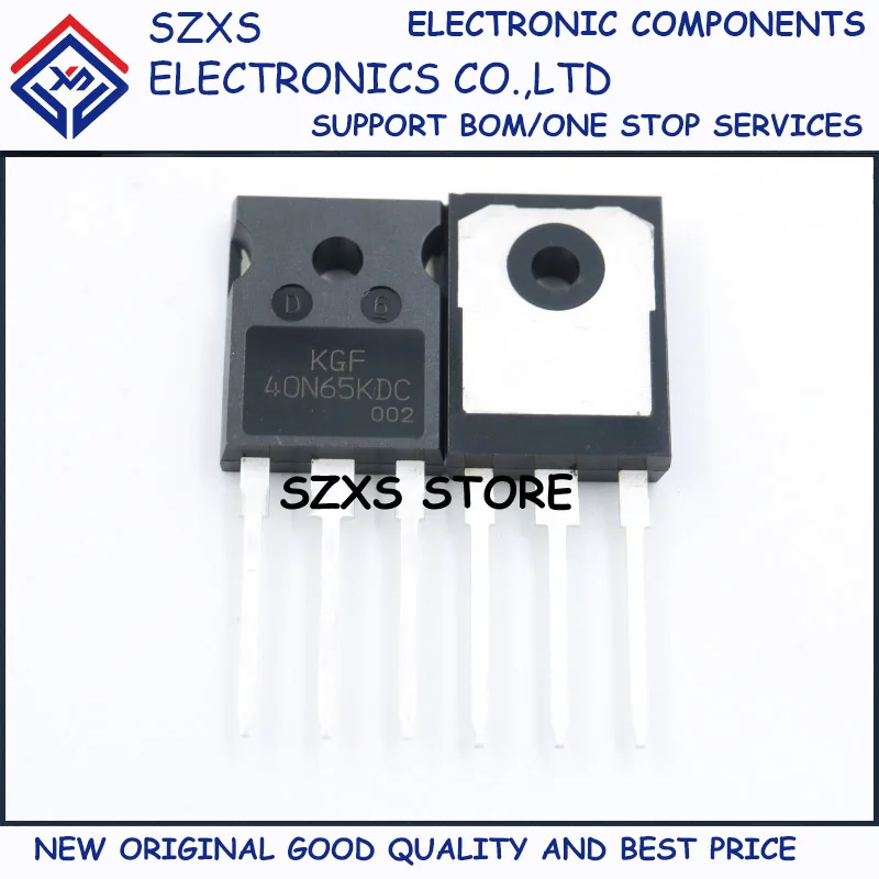 

New Original 10Pcs KGF40N65KDC KGF40N65KDC-U/P TO-247 40A 650V IGBT Transistor In Stock Electronic Components Good Quality