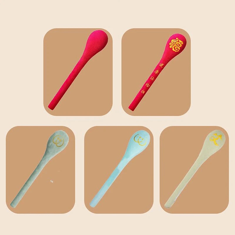 

Portable Body Vibration Hammer Massage Pat Relief Back Pain High Elasticity Latex Velvet Fu Character Slap Stick Massager