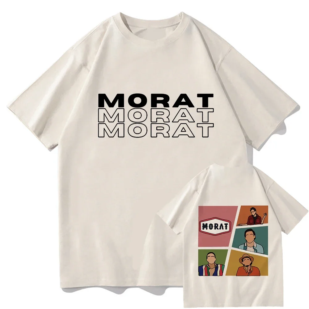 Morat Si Ayer Fuera Hoy US Tour 2024 T Shirt Men/women Clothing Harajuku Vintage Tops Unisex Cotton Graphic T Shirts Clothes