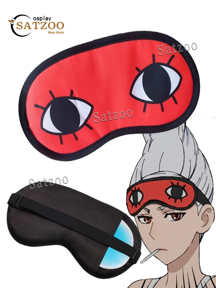 Anime Dandadan Seiko Ayase Cosplay  Eye Patch Cute Sleeping Red Eye Mask Disguise Roleplay Cute Xmas