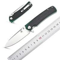 Sitivien ST127 Dual Color G10 Handle Camping Outdoor Folding Knife D2 Steel Blade Hunting Tactical Survival Knives EDC Tools