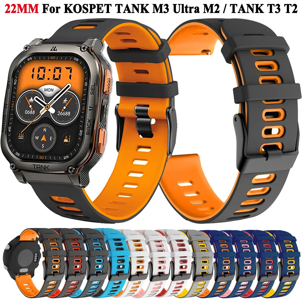 22Mm Silicone Watch… - image