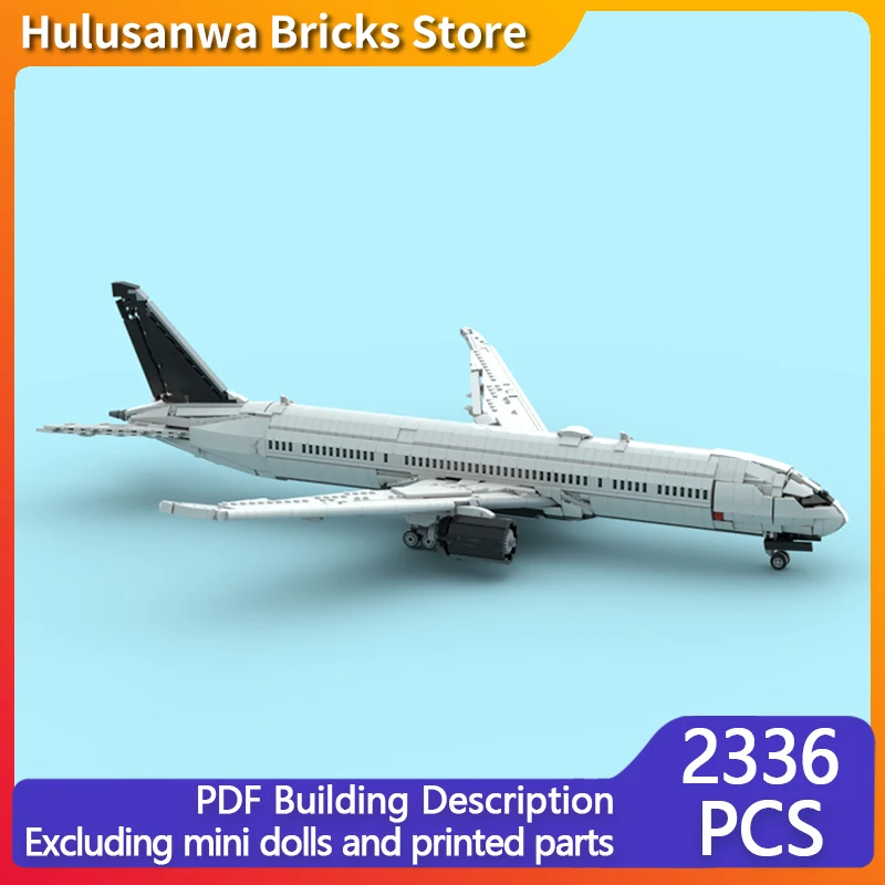 

787-9 Passenger Plane Model MOC Building Bricks War Equipment Modular Technology Gifts Holiday Assemble Children Toys Suit