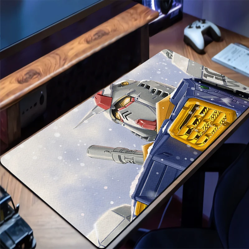 

Mousepad Mechanical Warrior RX-78-2 Gundam Rubber Keyboard Pad Extended Pad HD Desk Mat Non Slip Desk Mouse Mat Gaming Mouse Pad