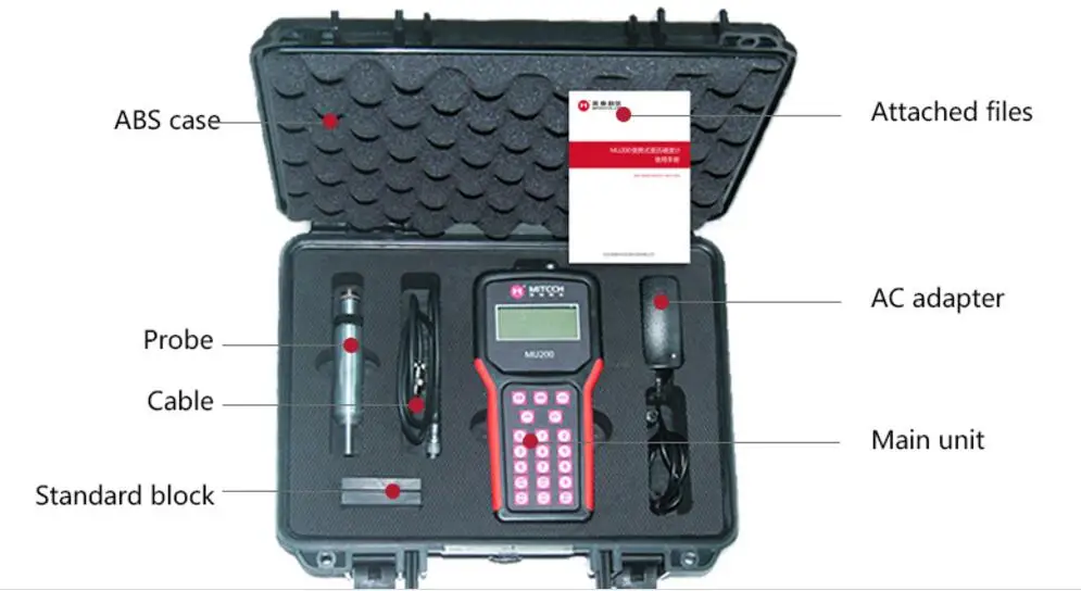 Mu200 Mitech Draagbare Ultrasone Hardheidstester Van Metaal