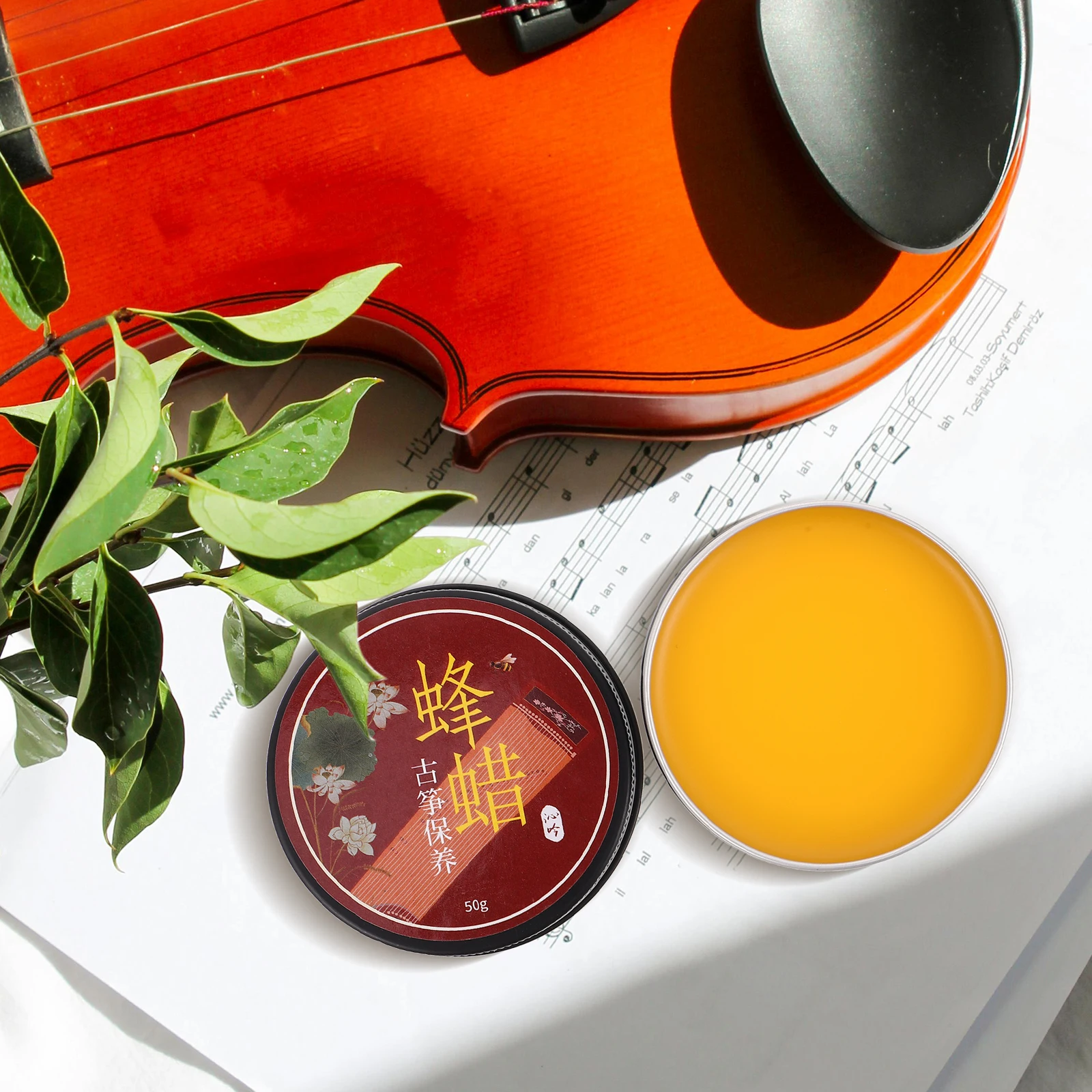 

Guzheng Maintenance Beeswax Erhu Cello Polish Guitar Paste Wood Block Furniture