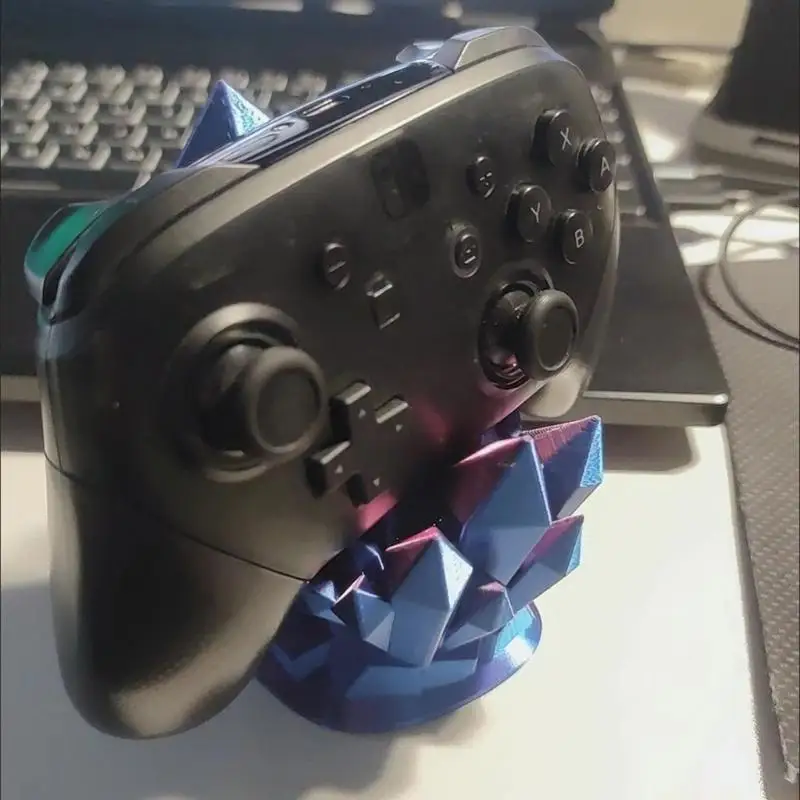 F62C 3D Printed Game Controller Stand 3D Printed Gaming Handle Holder Gaming Accessories for enhances Gaming Experience