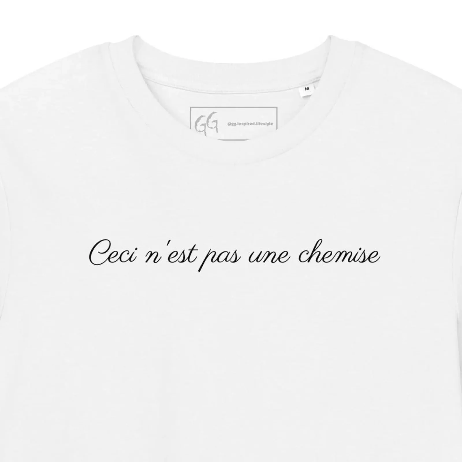 Camiseta de Algodão Orgânico Vintage Ceci N&39, Lavada, Estilosa, Casual, Masculina, Macia, Roupas de Designer Confortáveis