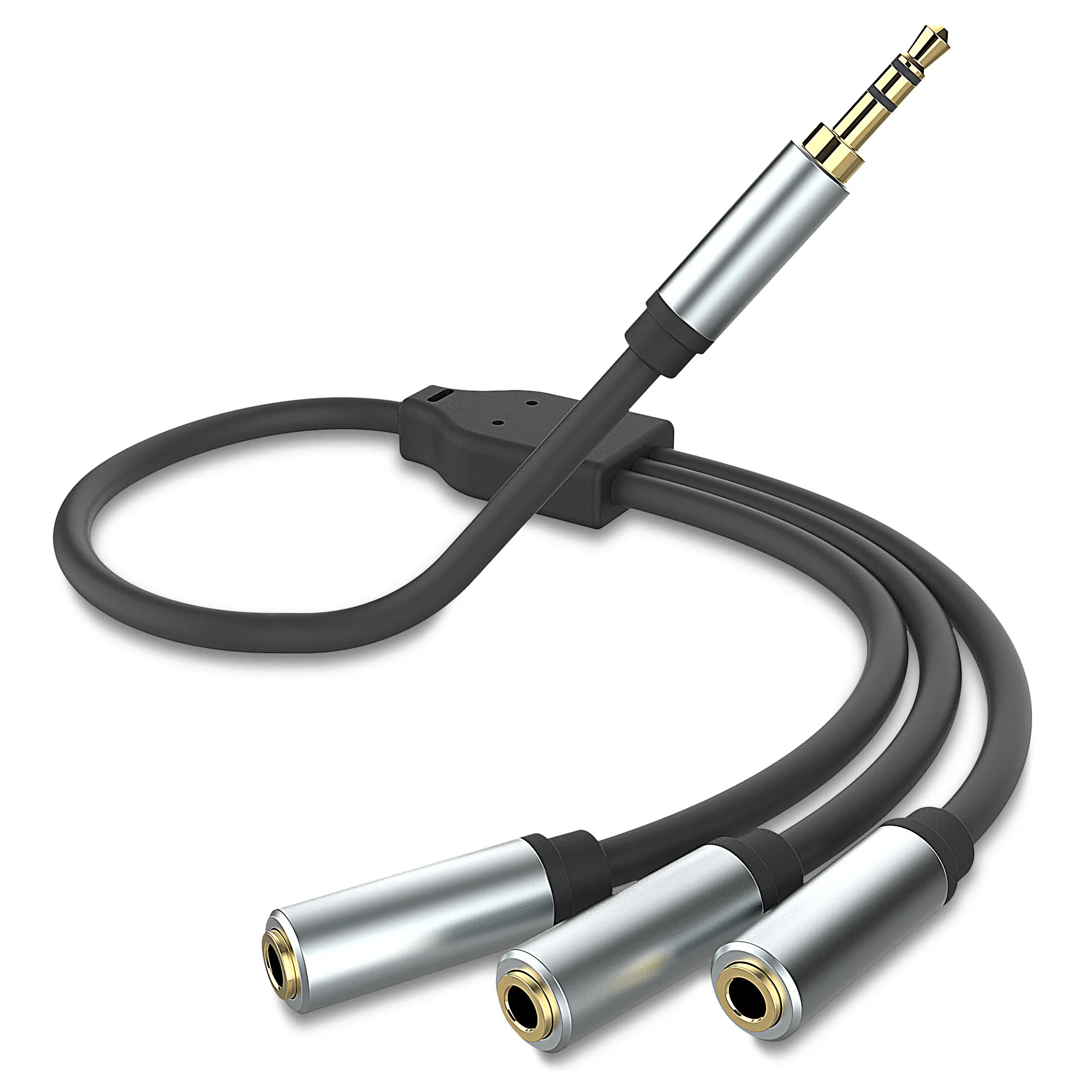 Gaming Headset Aux Headphone Mic Splitter Microphone Gaming Headset Pc Headset To Mm Adapter Mm Stereo Audio  Cable Female To Male