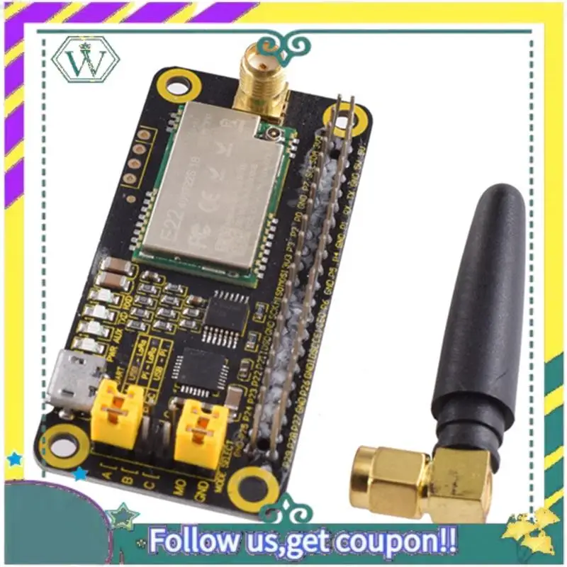 NEW SX1268 Lora HAT For Raspberry Pi 4/3/STM32/For Arduino Spread Spectrum Modulation 433/470Mhz Frequency Band