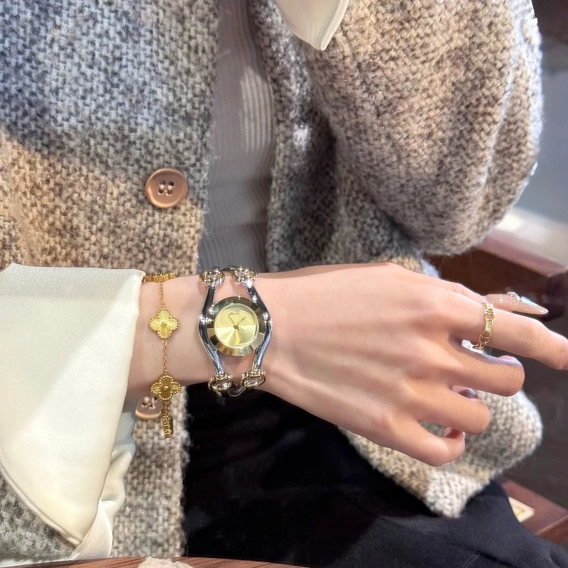 European and American new trend fashionable elegant women's watch automatic student luxury waterproof quartz watch birthday gift