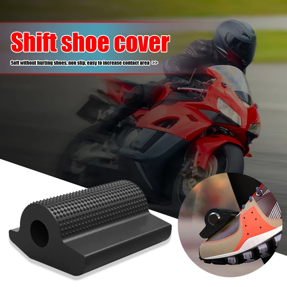 1-5PCS Motorcycle Shift Lever Cover Gear Pedal Rubber Cover Universal Anti-skid Foot Peg Shoe Protection Case Motor Accessories