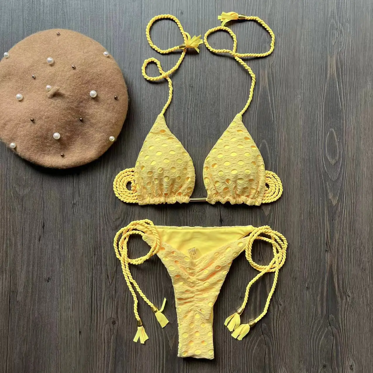 

Sexy Bikini Set 2025 Swimsuit Women Swimwear Push Up Thong Brazilian Bathing Suit Beach Wear Biquinis Bather Female