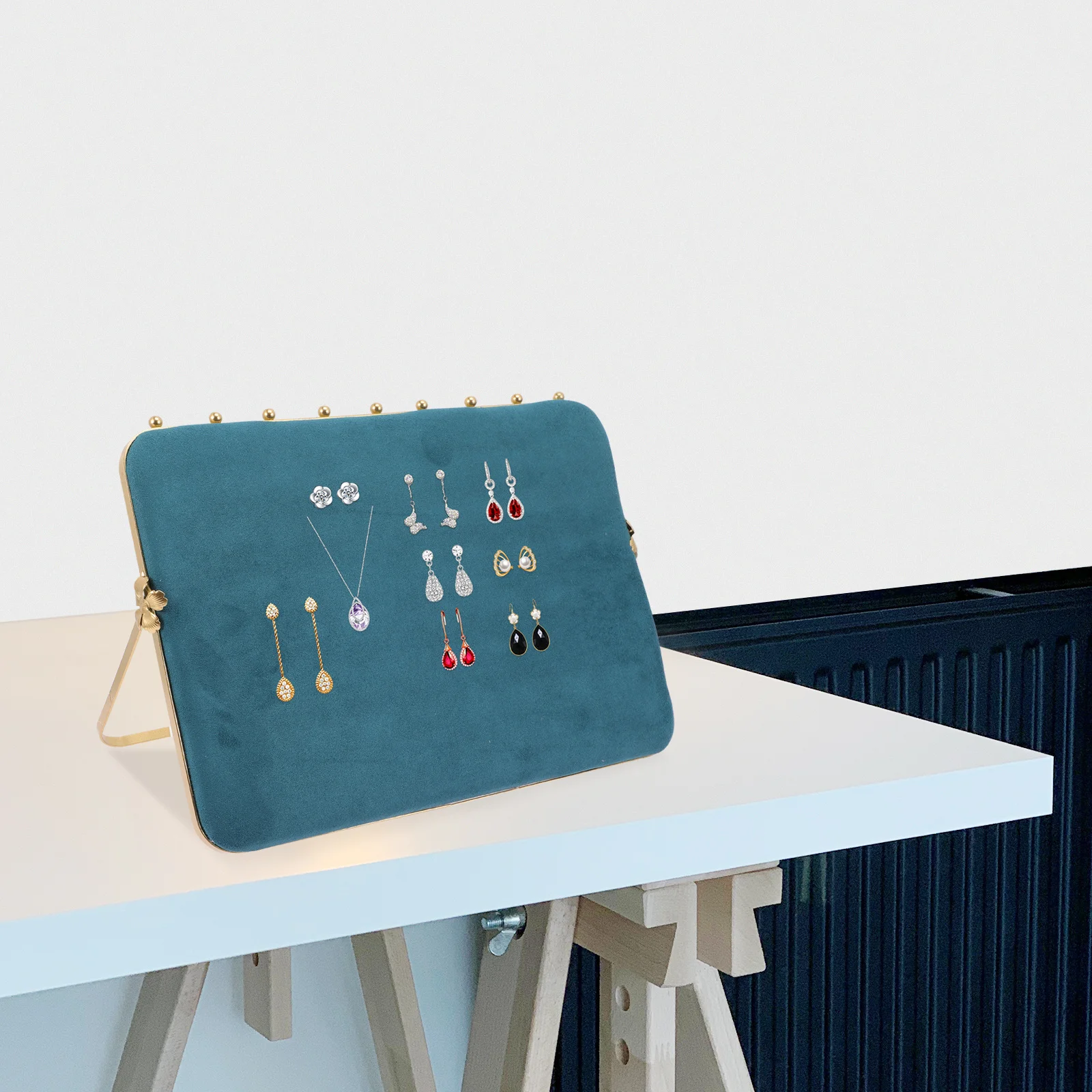 Nordic Earring Necklace Holder Jewelry Display Rack Lightweight Stylish Home Decor Gift for Earrings Necklaces