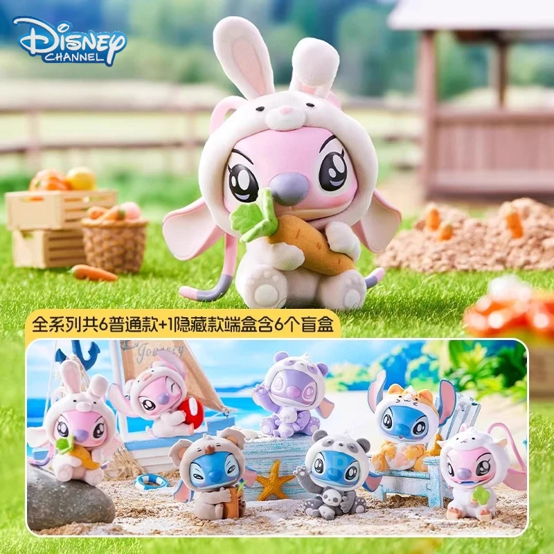 

Lilo and Stitch Disney Animal Party Series Blind Box Kawaii Cartoon Anime Printed Accessories Plush Doll Decoration Ornament