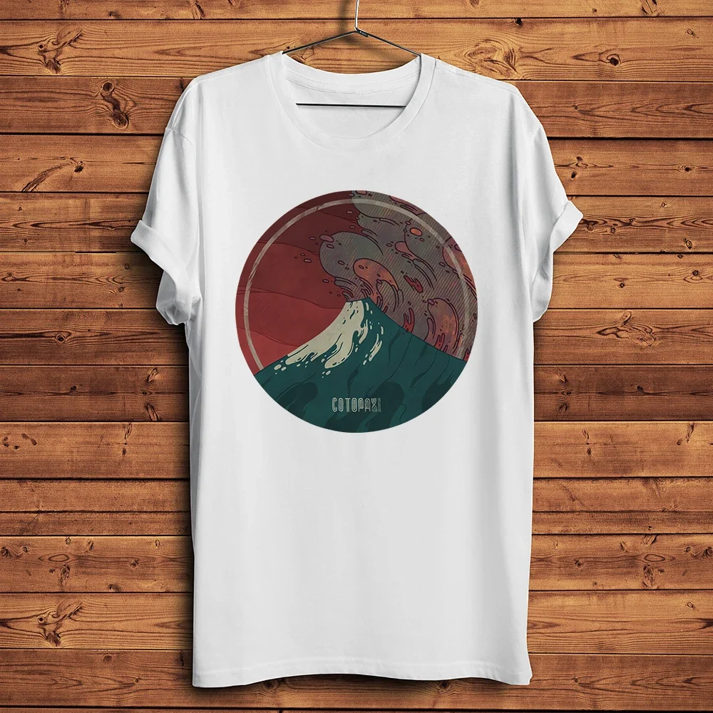 Andes Mountain Cotopaxi Volcano Divertente maglietta vintage naturale, homme Casual Daily Maglietta a maniche corte Maglietta unisex streetwear