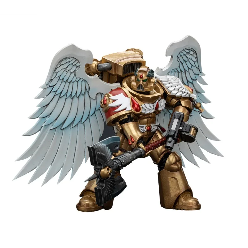 [AUF LAGER] JOYTOY Warhammer 40K Action Figure 1/18 Blood Angels Sanguinary Guard mit Encarmine Axe Anime Militär Modell Spielzeug