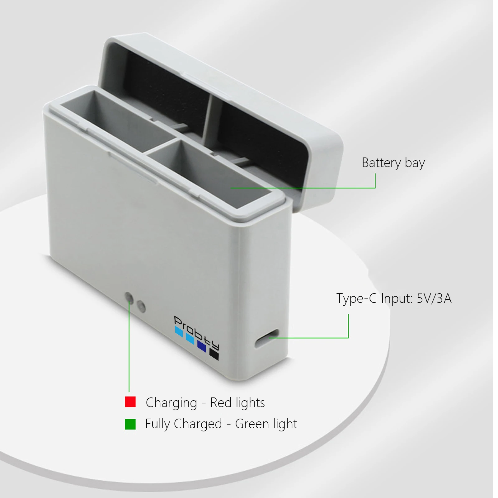 2200mah Battery For Osmo Action 4 / 3 Battery Charger Sports Camera Accessories For DJI OSMO Action 3 4 Batteries Box