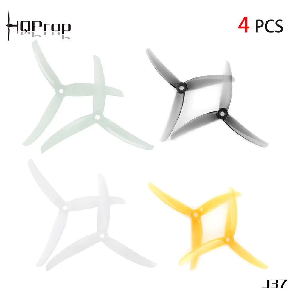 

2/4 Pairs PaHQPROP Juicy J37 3-Blade PC Propeller for RC FPV Racing Freestyle (2CW+2CCW)-Poly Carbonate 5inch Drones Parts