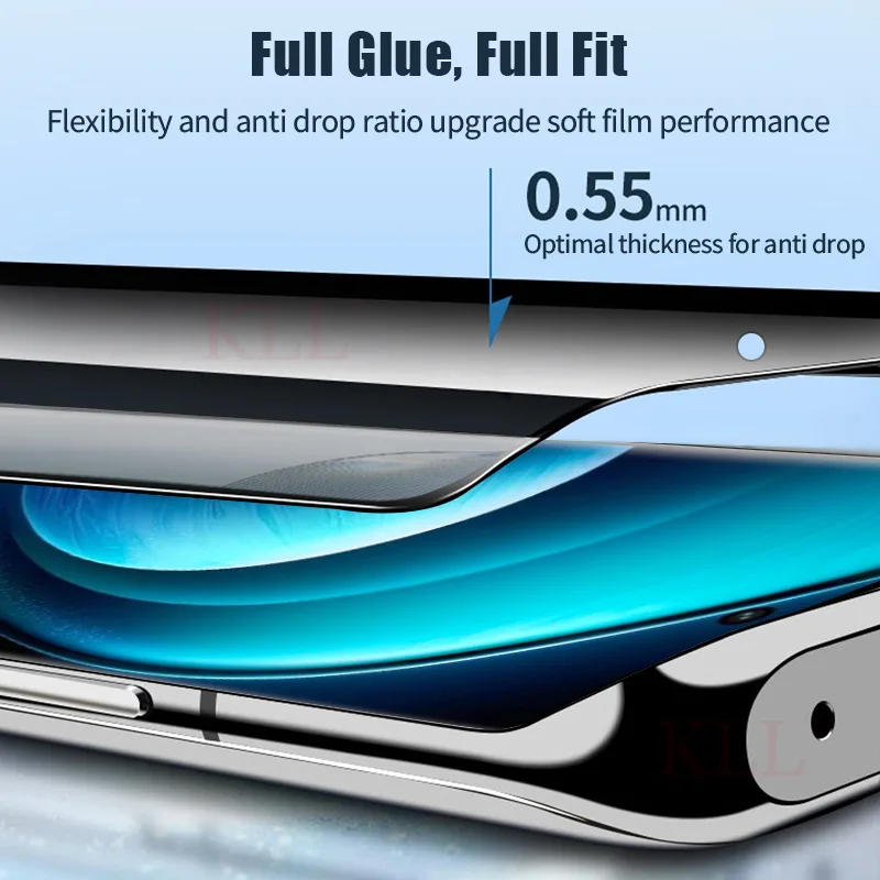 3D Curved Anti Spy Ceramic Soft Film For Vivo X100 Ultra X90 X80 X70 X60 Pro Plus Privacy Screen Protector For Vivo X100S Pro