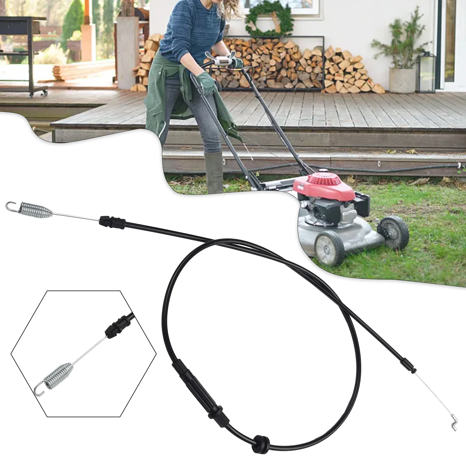 

1 шт. Трос сцепления для моделей Mountfield SP53H и SP533, артикул 381030051/0, аксессуары для садовых инструментов