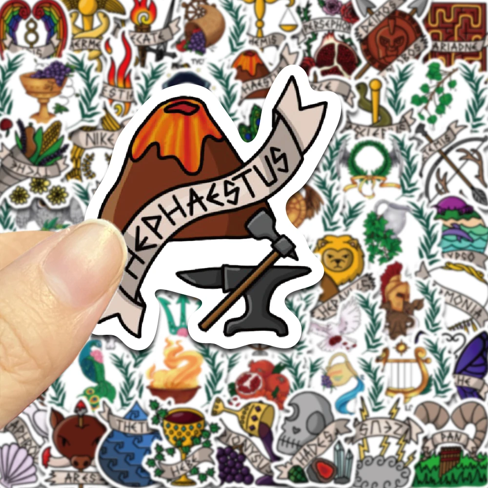 55pcs Retro Cartoon griechische Kunst Graffiti Aufkleber Spaß DIY Telefon Fall Wasser Tasse Gepäck Gitarre Sammelalbum Geschenk Sammlung Aufkleber