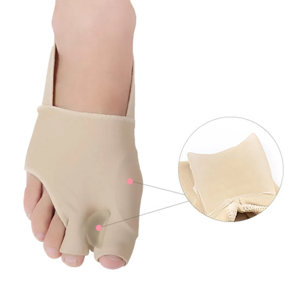 

1 Pair Silicone Gel Toe Separator Hallux Valgus Corrector Bunion Relief Foot Care Tool Invisible Comfortable Size S