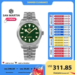 San Martin Herren uhr pt5000 38mm erkunden Klettern Sport Paar Armbanduhr automatische mechanische leuchtende wasserdichte 100m sn0107