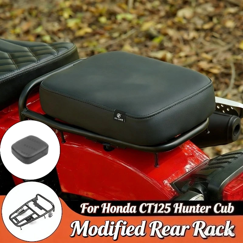 

For HONDA CT125 Hunter Cub Trail 125 Motorcycle Seat Cushion Rear Passenger cushion Moto Pressure Relief Ride Seat Pad